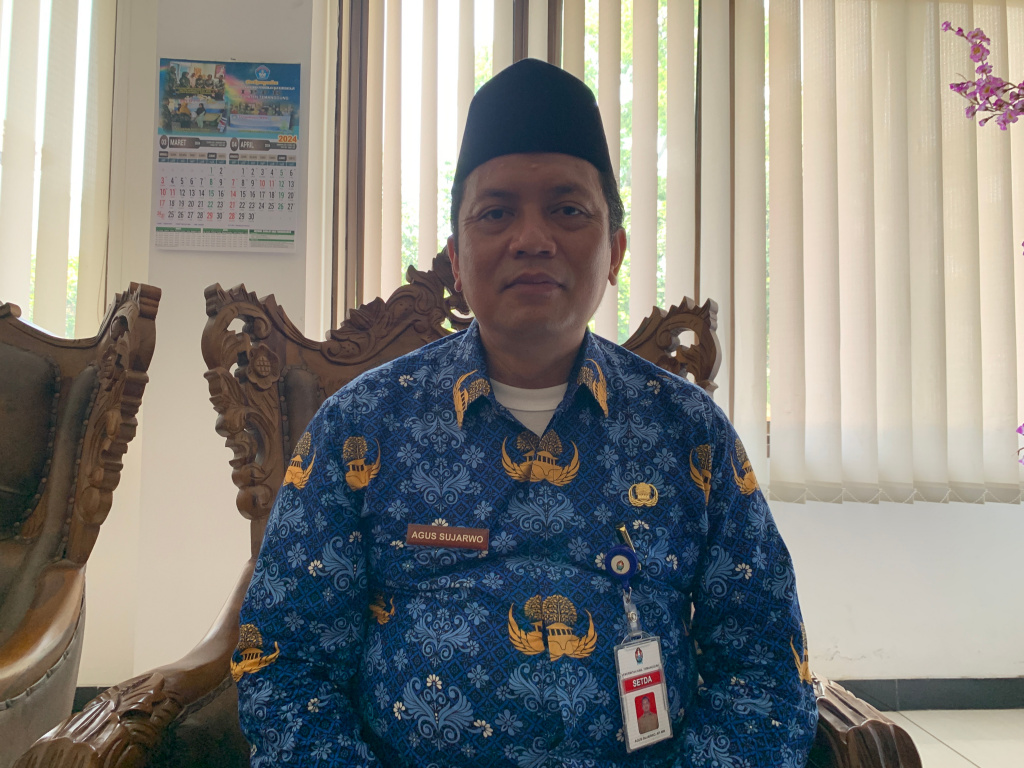 Kepala Dindikpora Kabupaten Temanggung Agus Sujarwo.