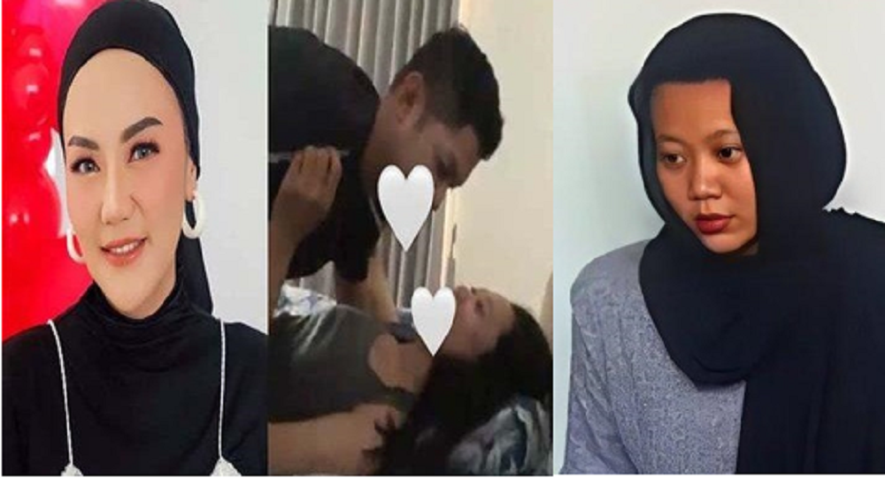 Dari kiri ke kanan: Selebgram Siti Septi Ariyanti; Bimo Aryo Tejo dan Maela Asila saat berada di kamar tidur pribadi, dan Maela Asila yang diduga sebagai pelakor.