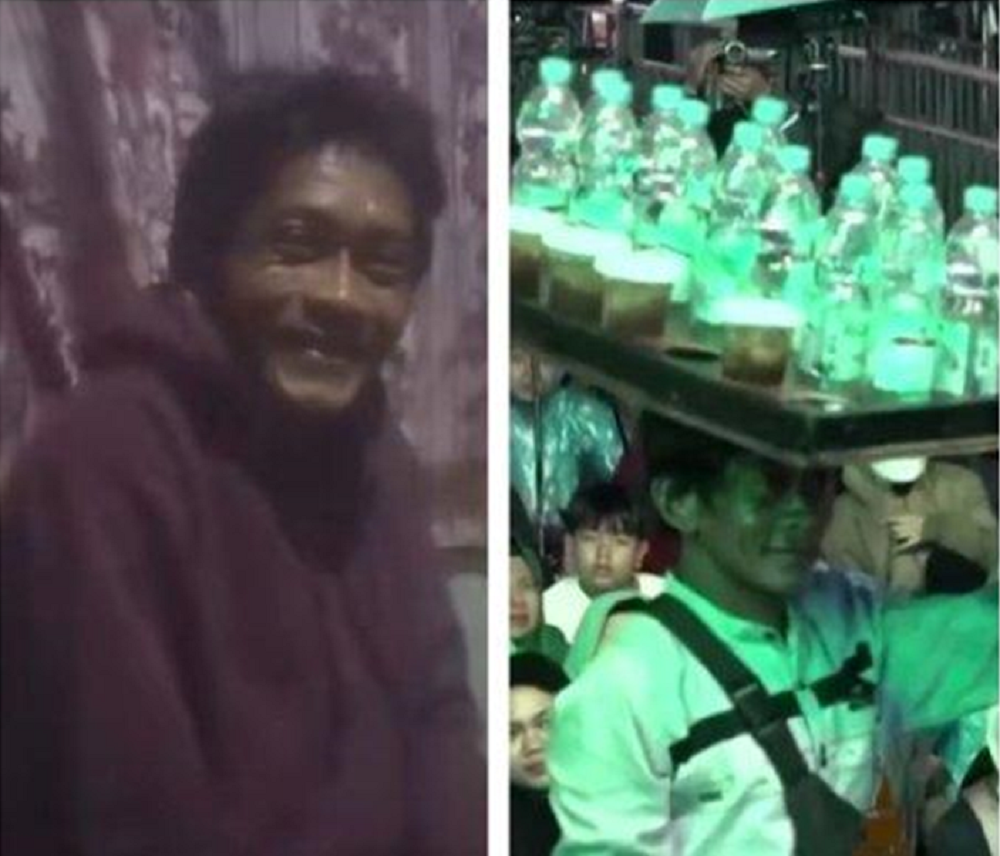 Surhaji, penjual es teh yang viral setelah diolok-olok Gus Miftah saat jualan di acara pengajian.