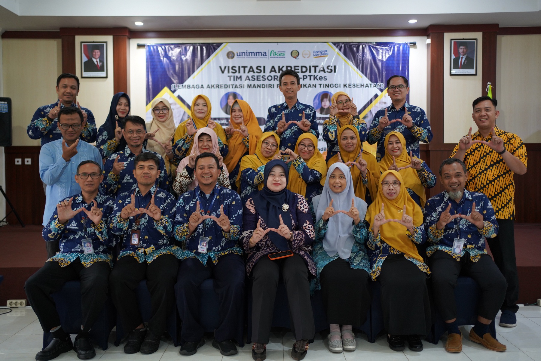 Prodi D3 Fikes Unimma meraih akreditasi unggul.