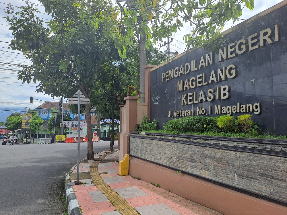 Uang ganti rugi pembebasan lahan exit tol Jogja-Bawen di Kota Magelang yang dititipkan di PN Kota Magelang sudah sampai tahap kasasi.