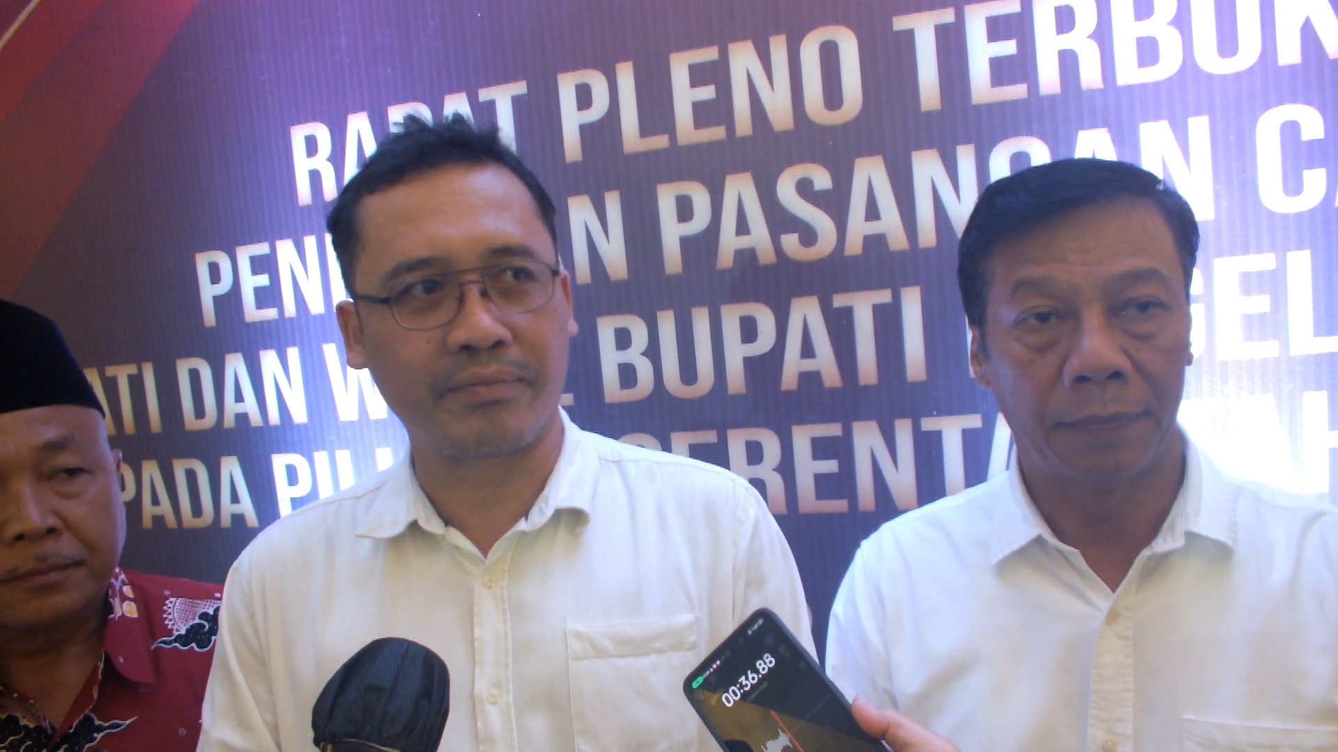 Calon Bupati dan Wakil Bupati Magelang terpilih Grengseng Pamuji dan Sahid.