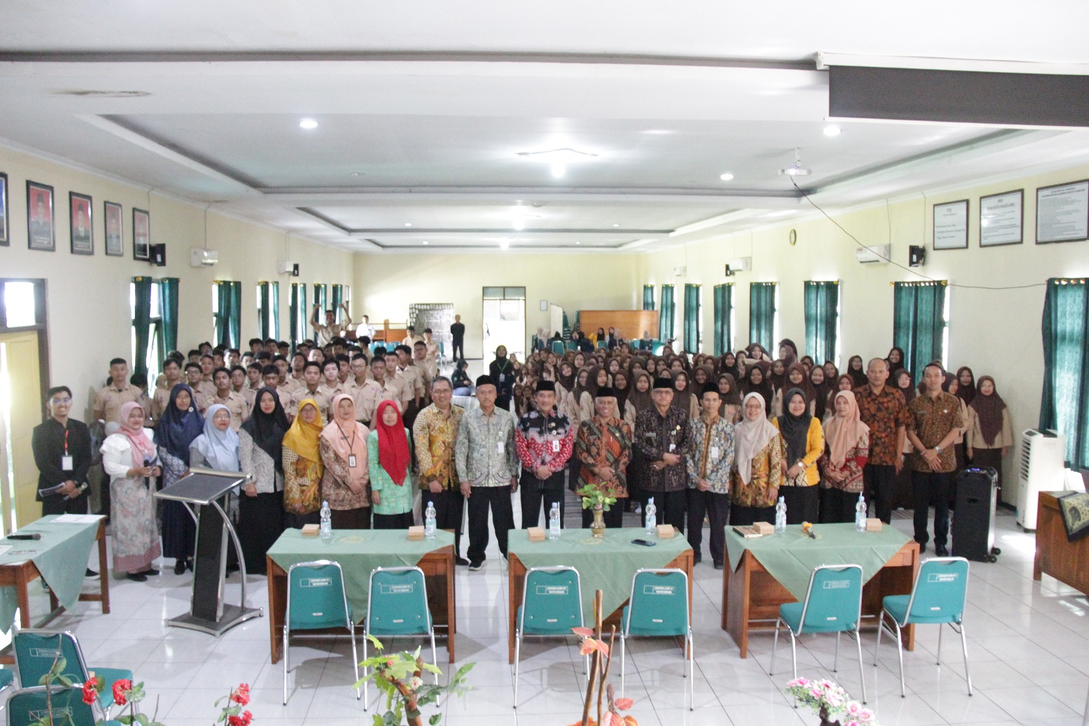 Expo Campus dan Career digelar di aula MAN Kota Magelang, Sabtu (11/1/2025). Kegiatan diikuti oleh siswa-siswi kelas 12.