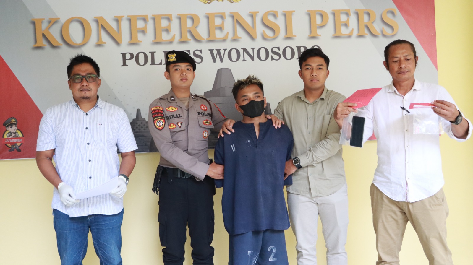 Polres Wonosobo menanhkap satu tersangka penyalahgunaan narkoba jenis sabu.