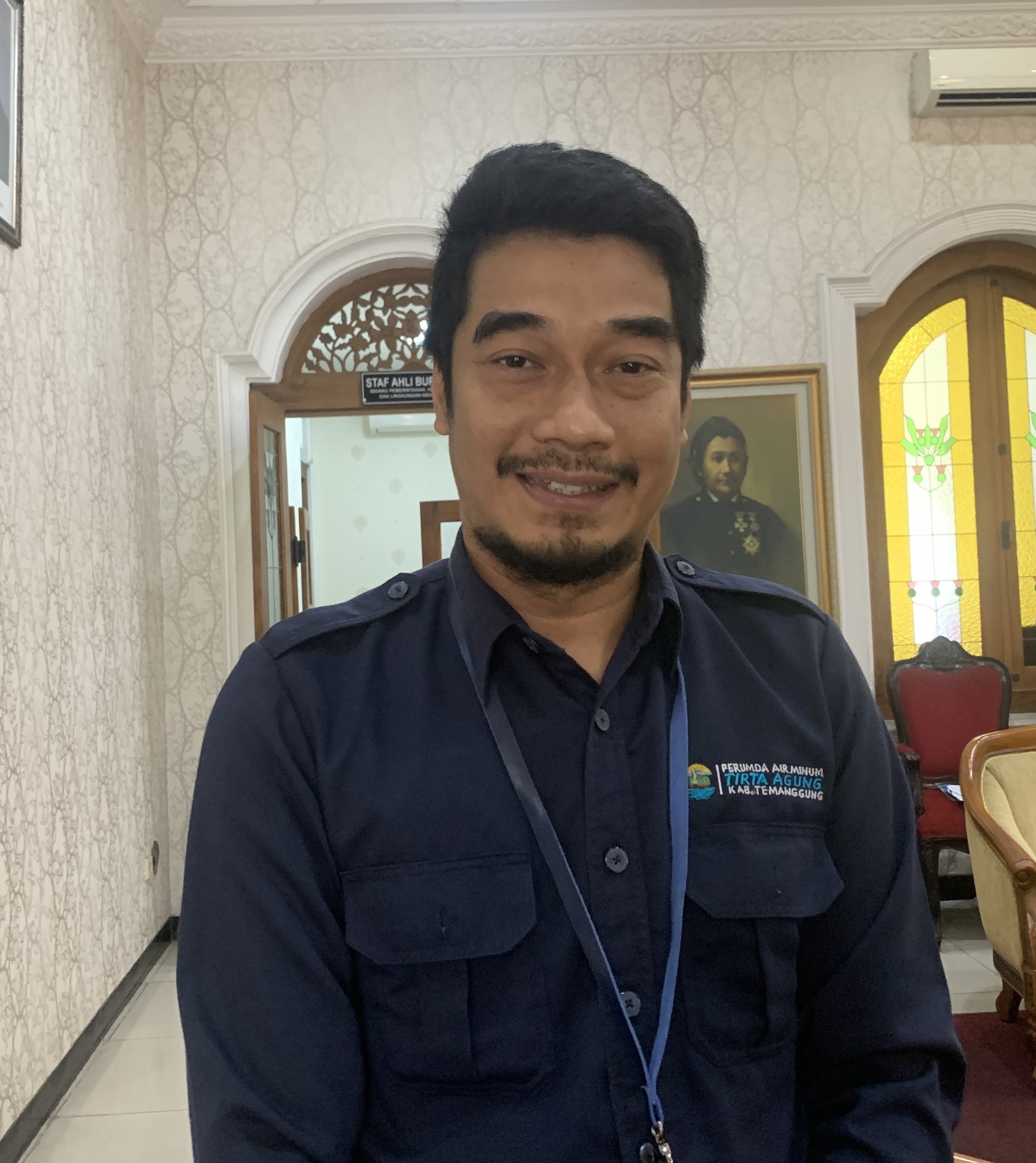 Dirut Perumda Air Minum Tirta Aji Temanggung Rinto Adhi Utomo.