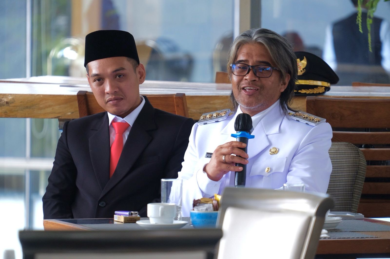 Bupati Temanggung Agus Setyawan usai dilantik di Jakarta, Kamis (20/2/2025).
