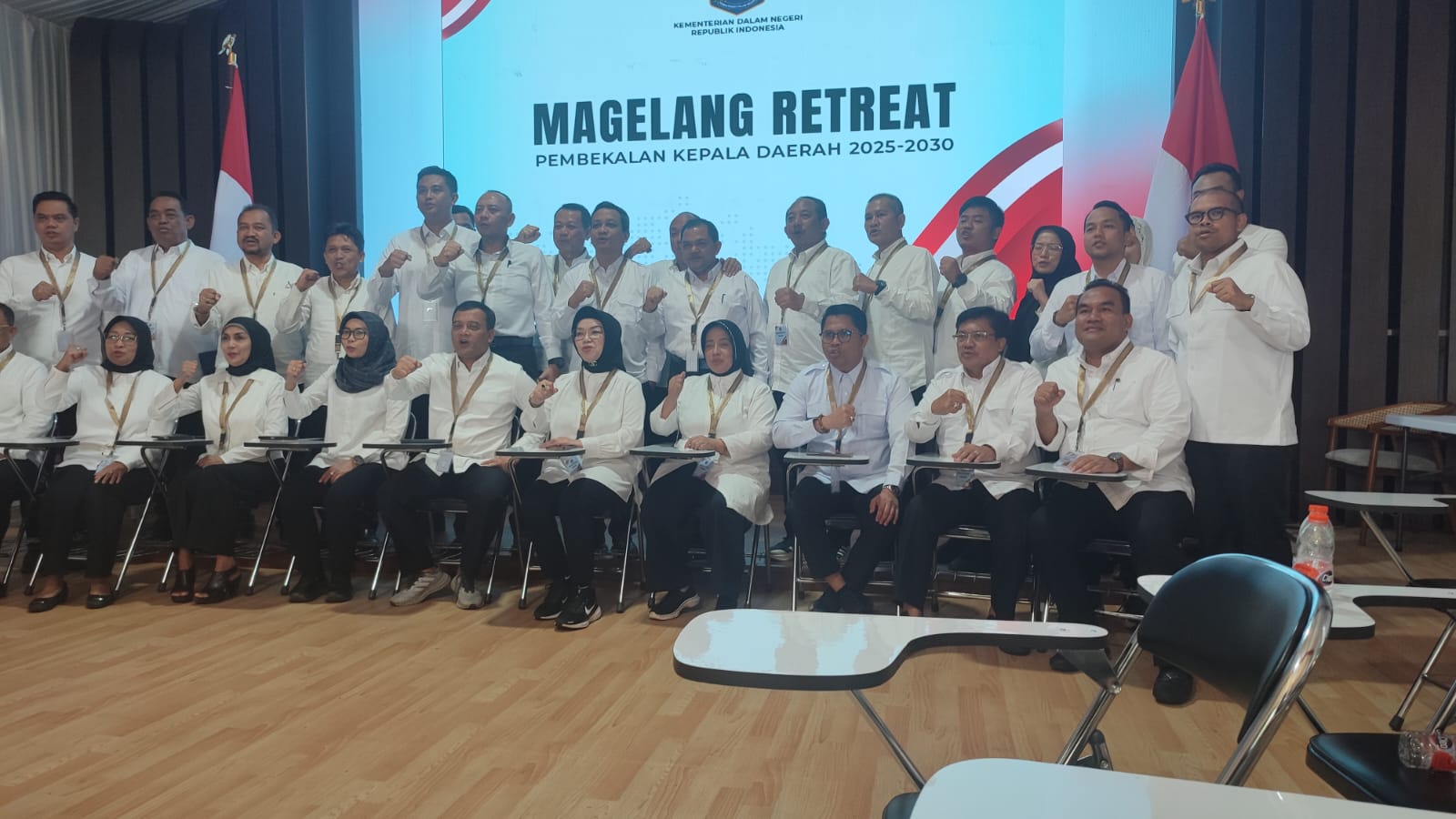 Kepala daerah di wilayah Jawa Tengah sudah berkumpul di retret.