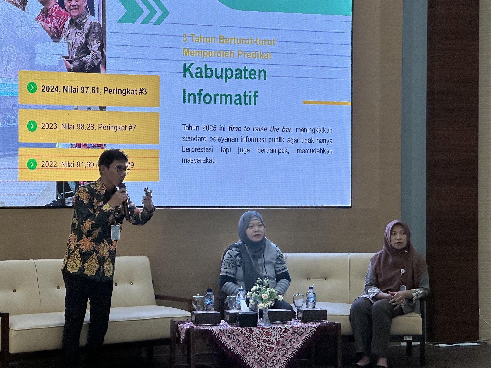 Kepala Diskominfo Kabupaten Wonosobo Fahmi Hidayat dalam bimtek penyusunan DIP dan DIK.