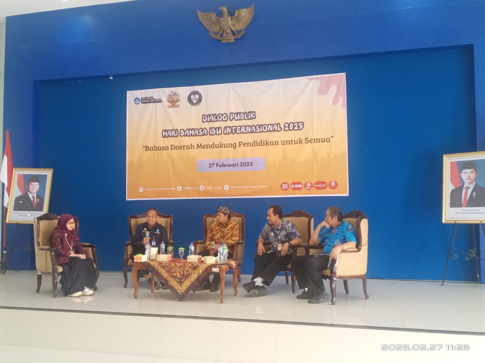 Dialog publik yang diadakan Balai Bahasa Provinsi Jawa Tengah, Kamis (27/2/2025) di kantor setempat.