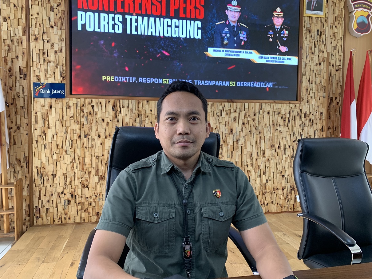 Kasatreskrim Polres Temanggung AKP Didik Tri Wibowo.