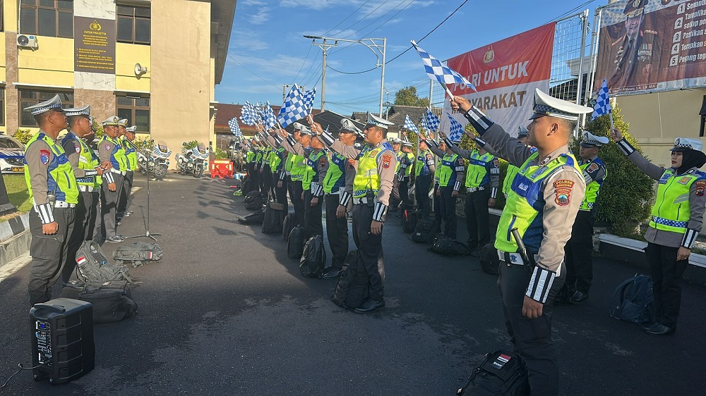 Satlantas Polres Wonosobo mulai menyiapkan Operasi Ketupat Candi 2025.