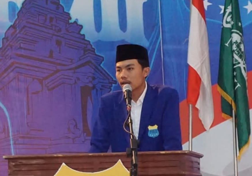 Ketua PC PMII Wonosobo Ahmad Nur Sholeh.