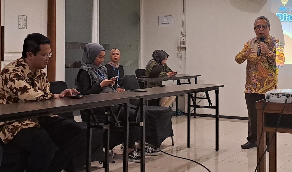 Dokter Adrianus Tyasmono saat media gathering soal penyakit diabetes di RSU Syubbanul Wathon.