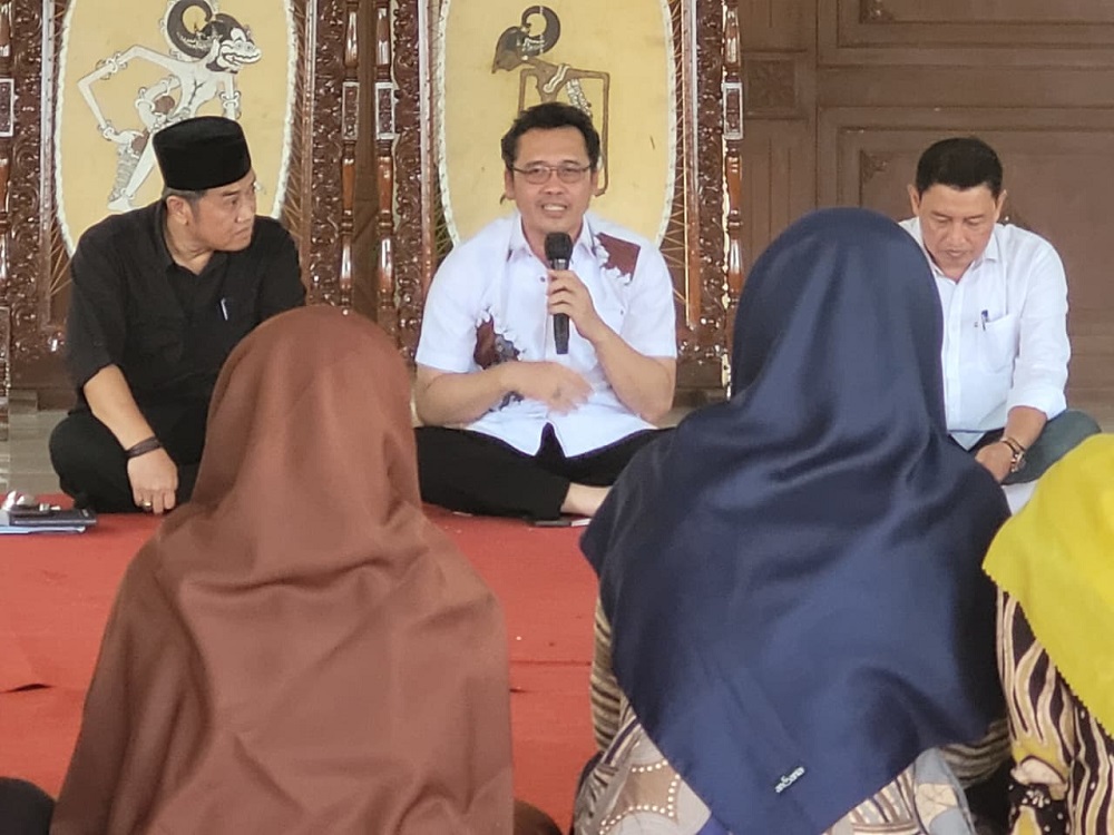 Bupati Magelang Grengseng Pamuji saat bertemu dengan Guru dan Kepala Sekolah Penggerak.