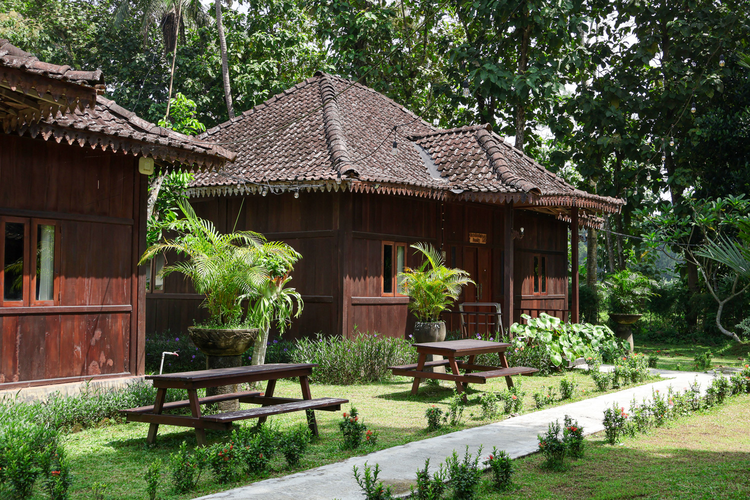 Salah satu kamar penginapan di Balkondes Borobudur.