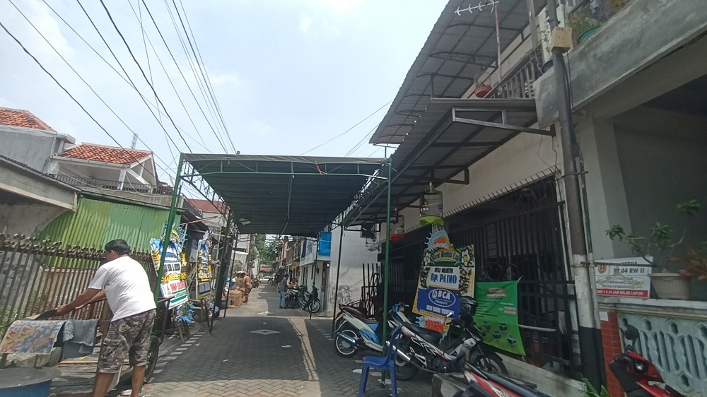 Rumah owner leker Paimo Al Suparmo di Jalan Karanggeneng Selatan, Kelurahan Jagalan, Semarang Tengah, Jumat (11/4/2025).