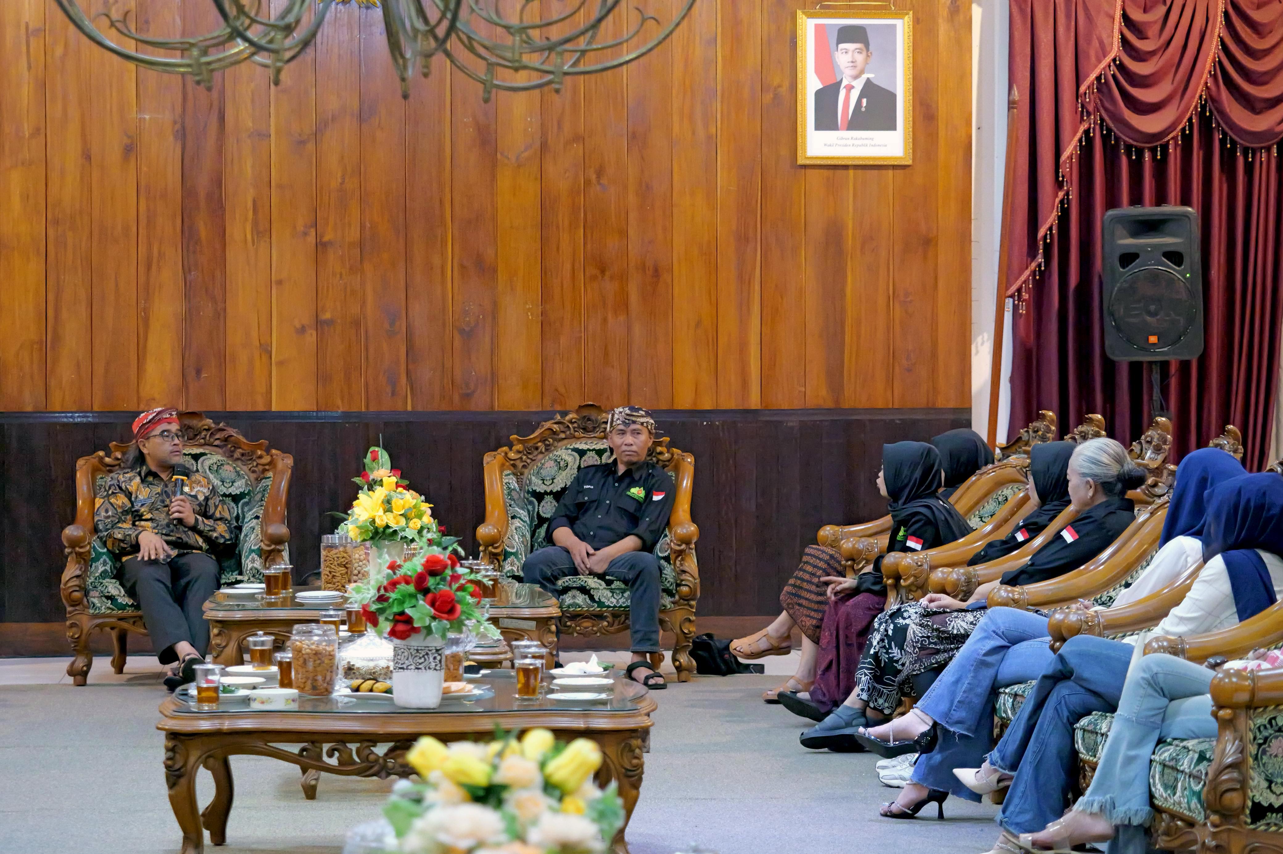 DKKD Kabupaten Temanggung bertemu Bupati Agus Setyawan di Pendopo Pengayoman.