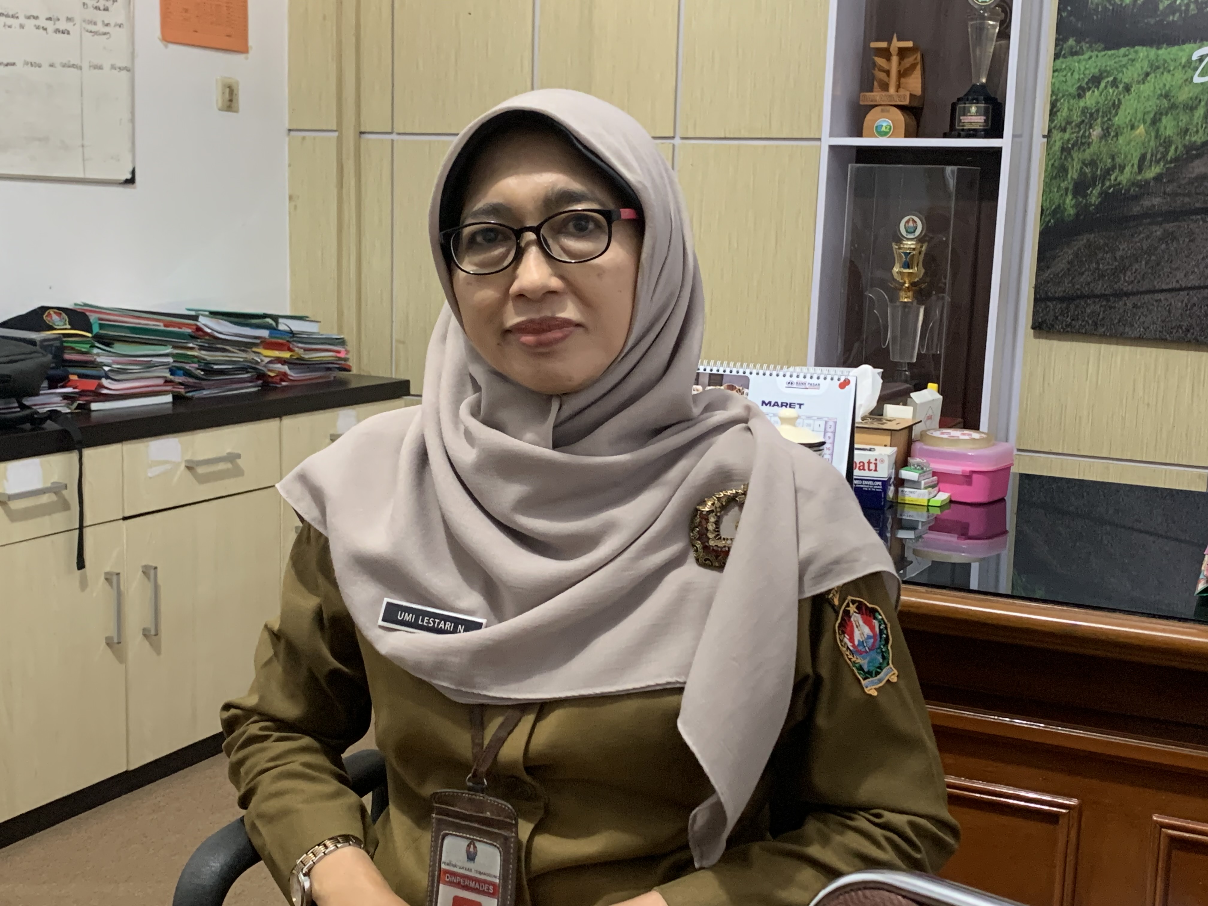 Kepala Dinas Pemberdayaan Masyarakat dan Desa (Dinpermasdes) Umi Lestari Nurjanah.