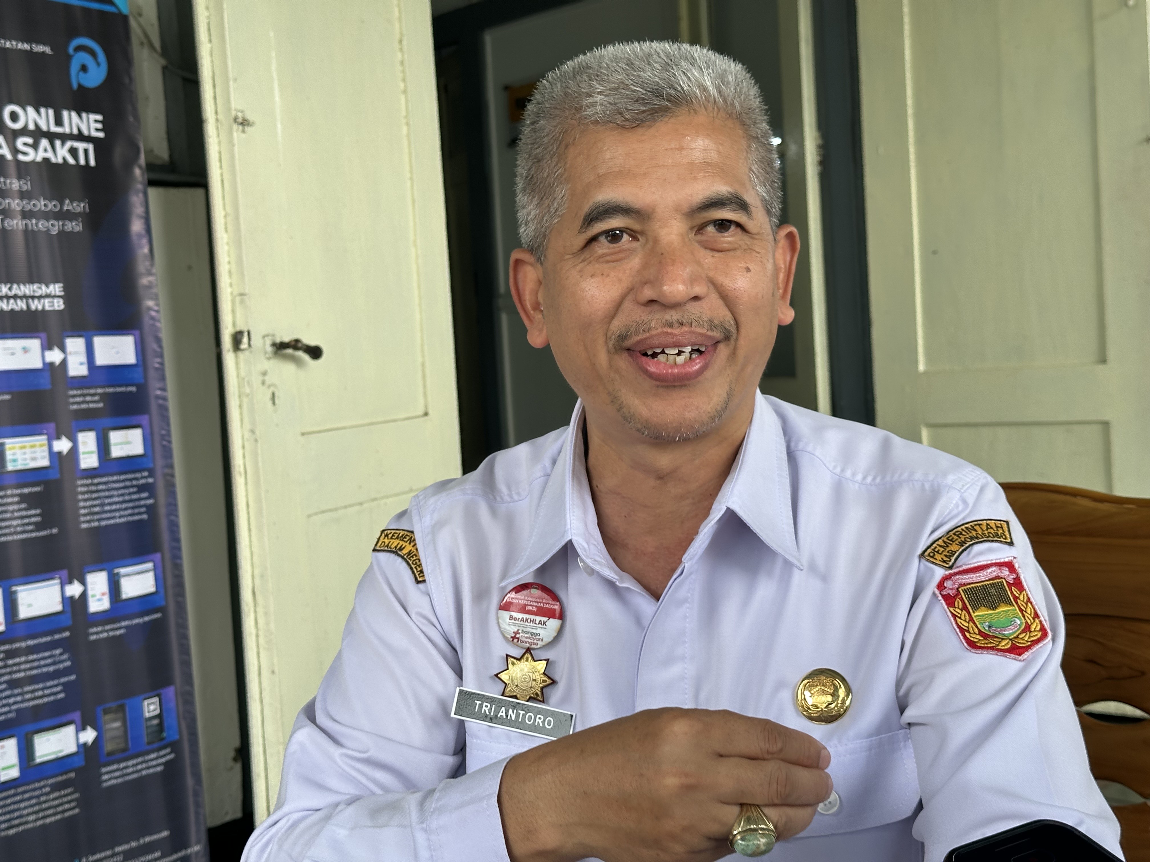 Kepala BKD Kabupaten Wonosobo Tri Antoro.