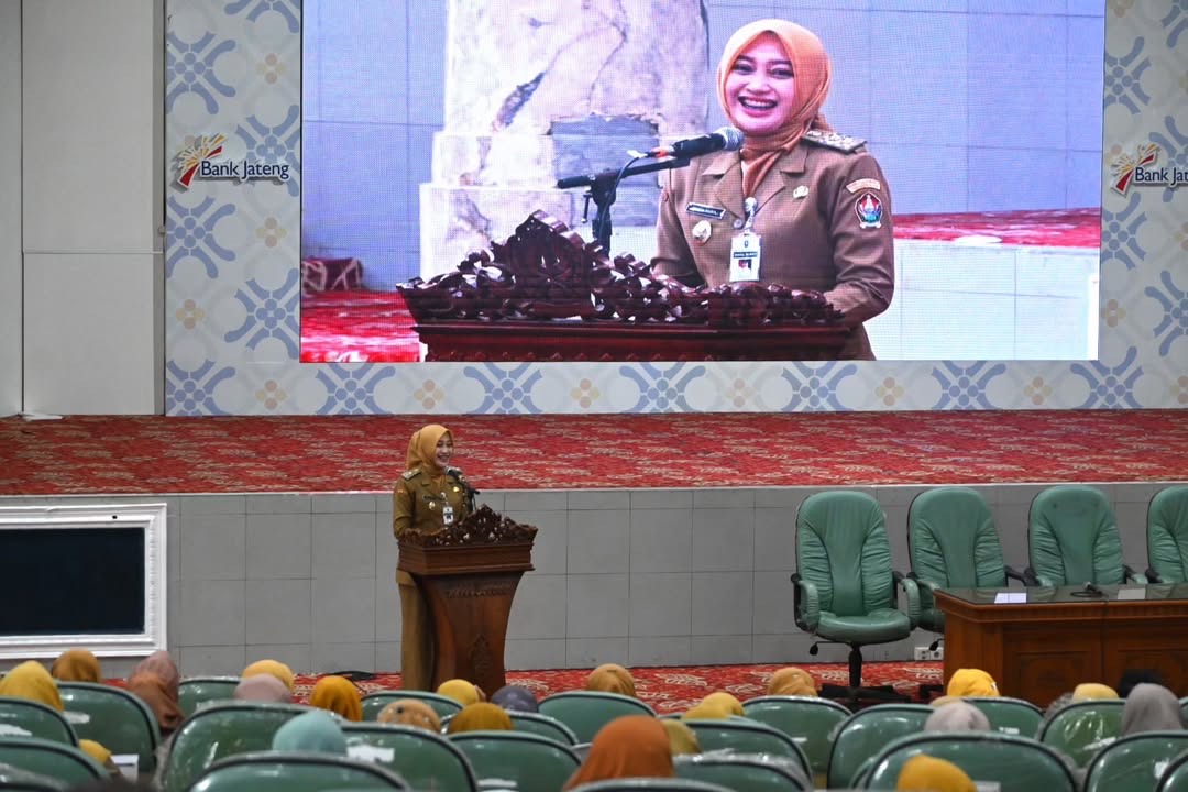 Wabup Temanggung drg Nadia Muna dalam sosialisasi persiapan SPMB Temanggung tahun ajaran 2025/2026.