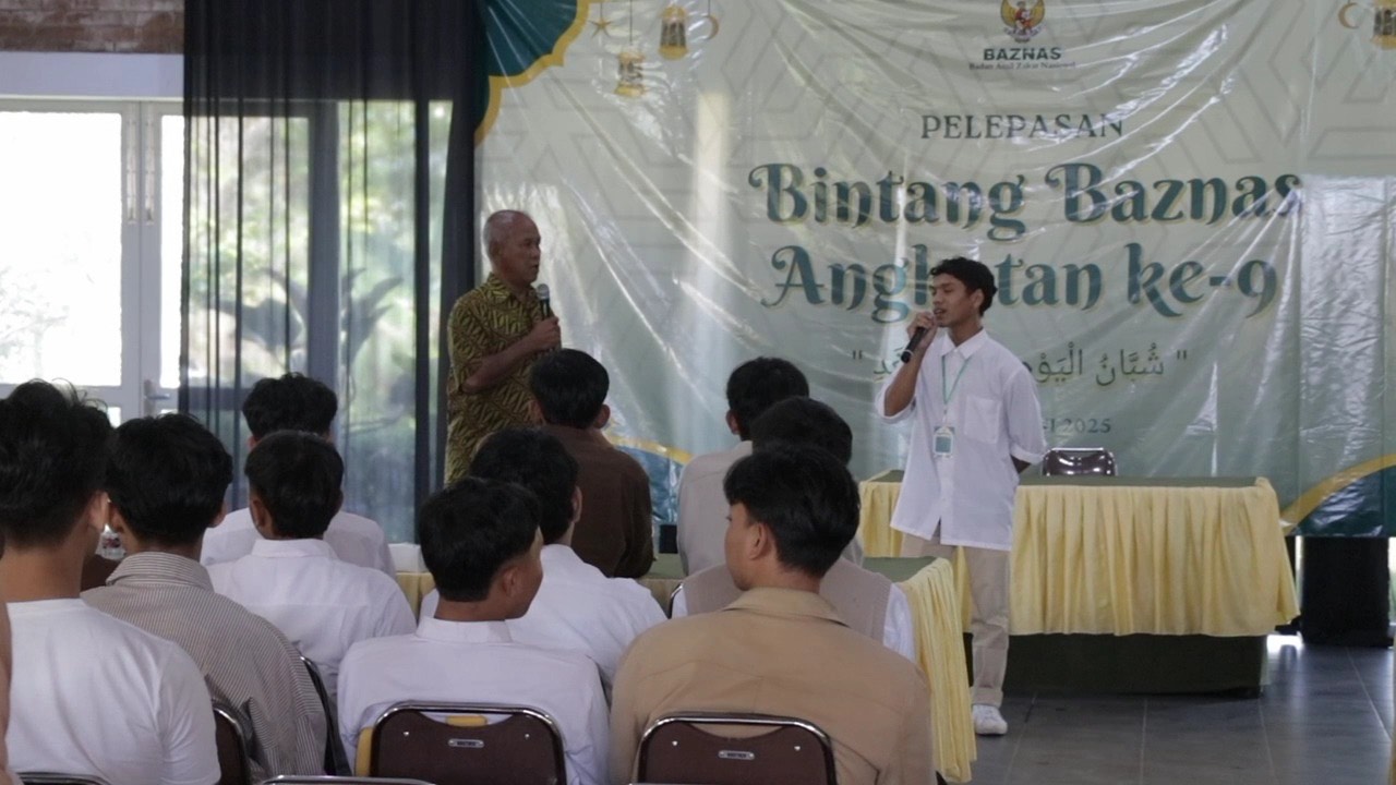 Pelepasan siswa Bintang Baznas Temanggung Rabu (4/6/2025).