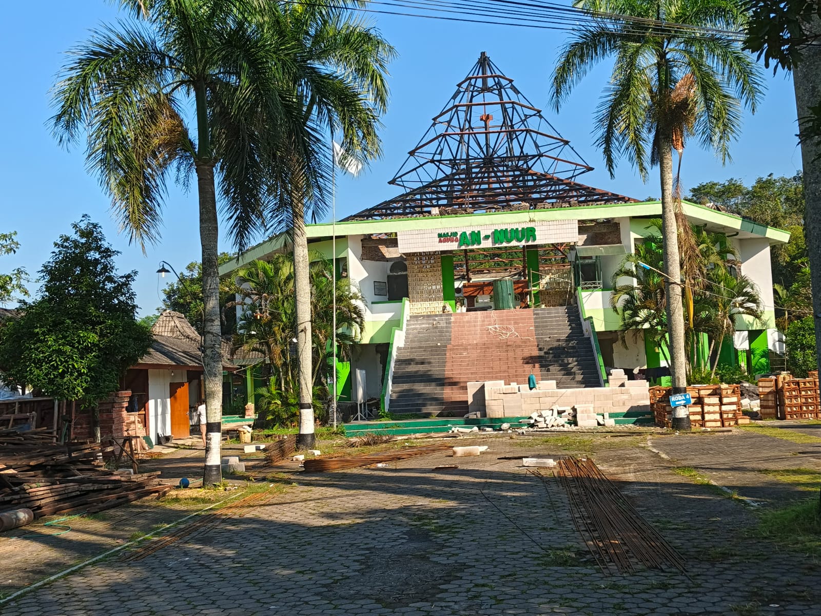 Masjid An Nur lama yang berada di Kabupaten Magelang akan beralih fungsi menjadi perpustakaan.