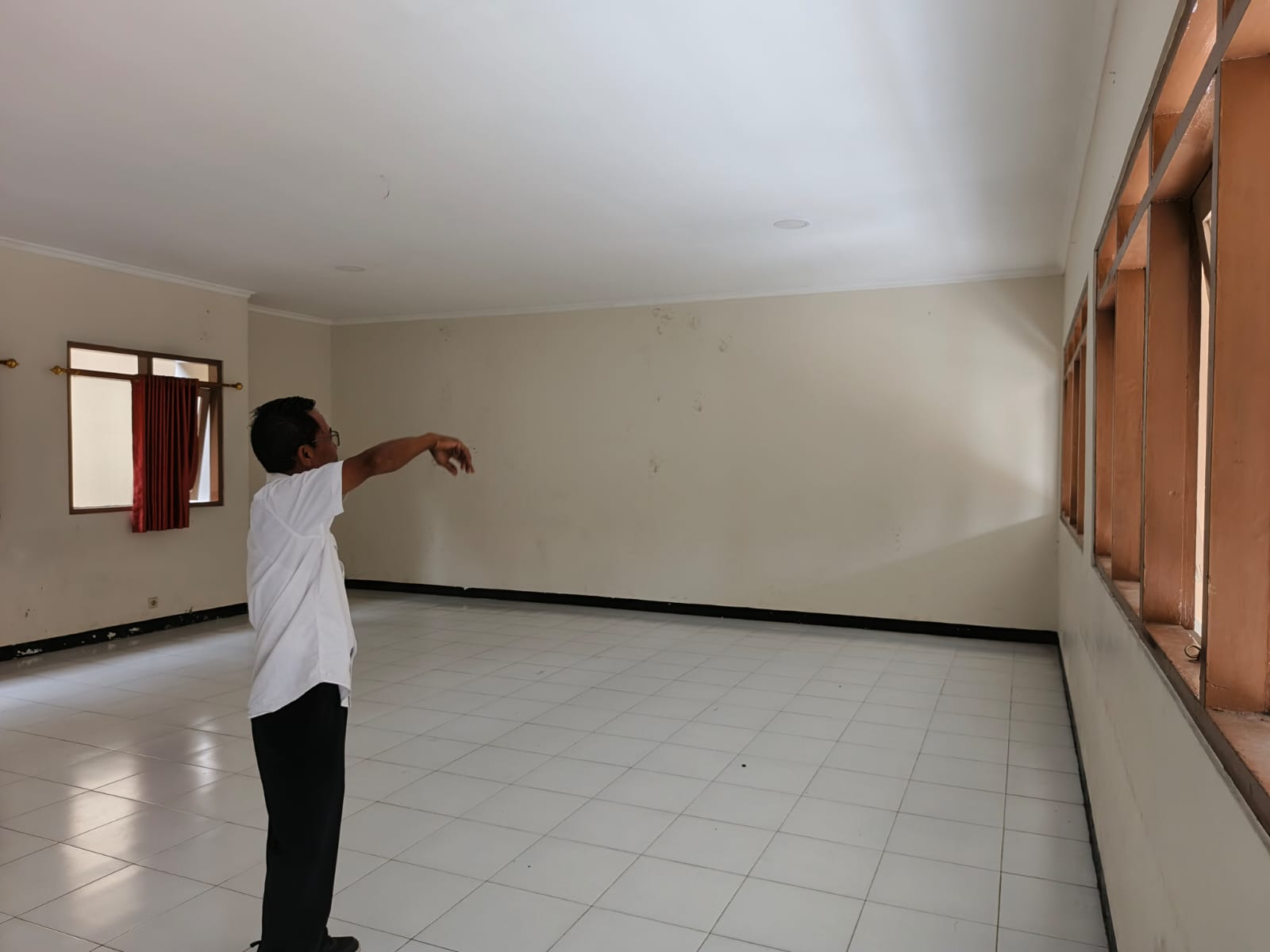 Salah satu ruangan di Sentra Antasena yang akan digunakan untuk sekolah rakyat.