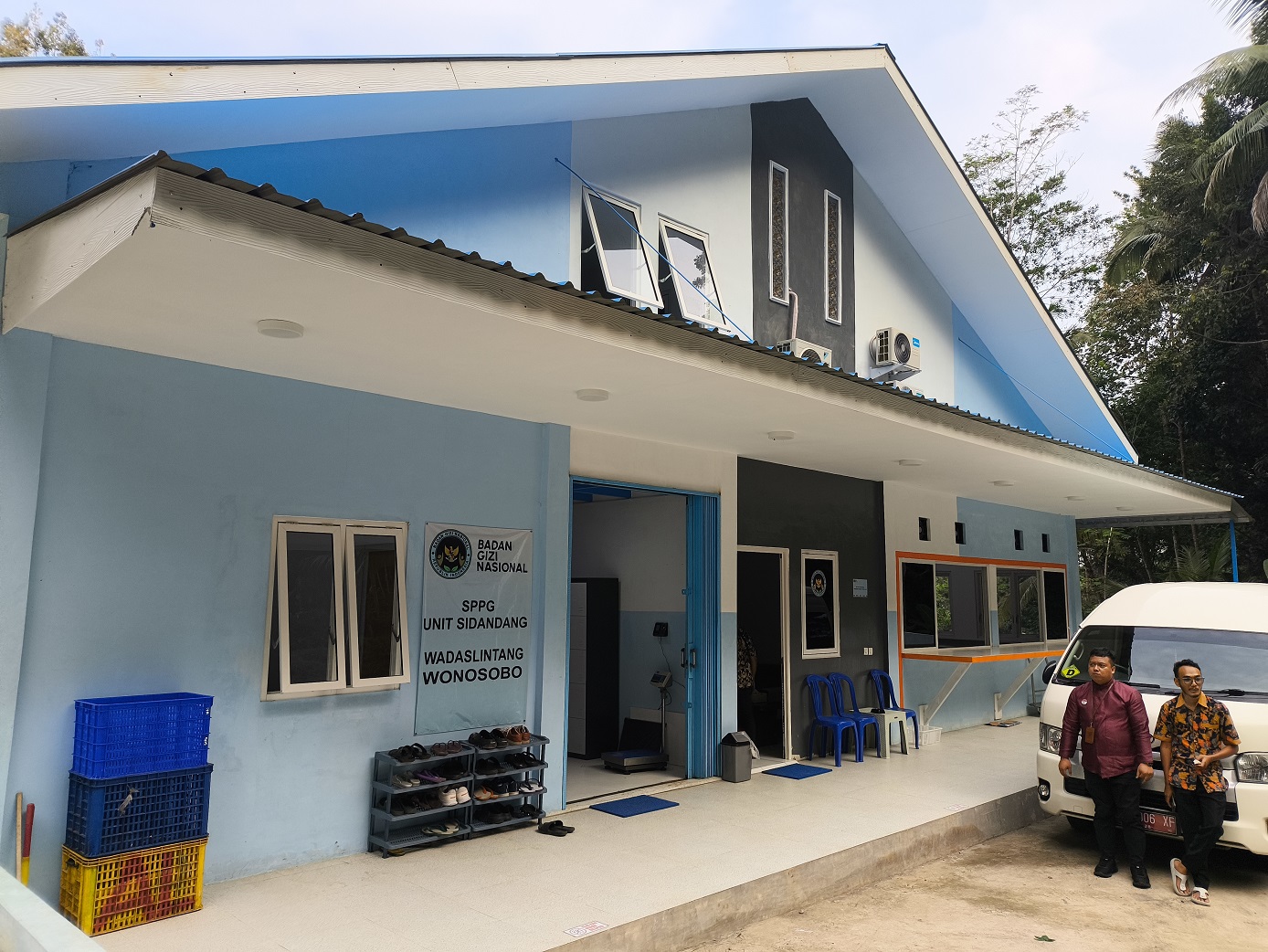 Dapur MBG unit Sidandang di Kelurahan Wadaslintang yang melayani 15 sekolah di wilayah tersebut.