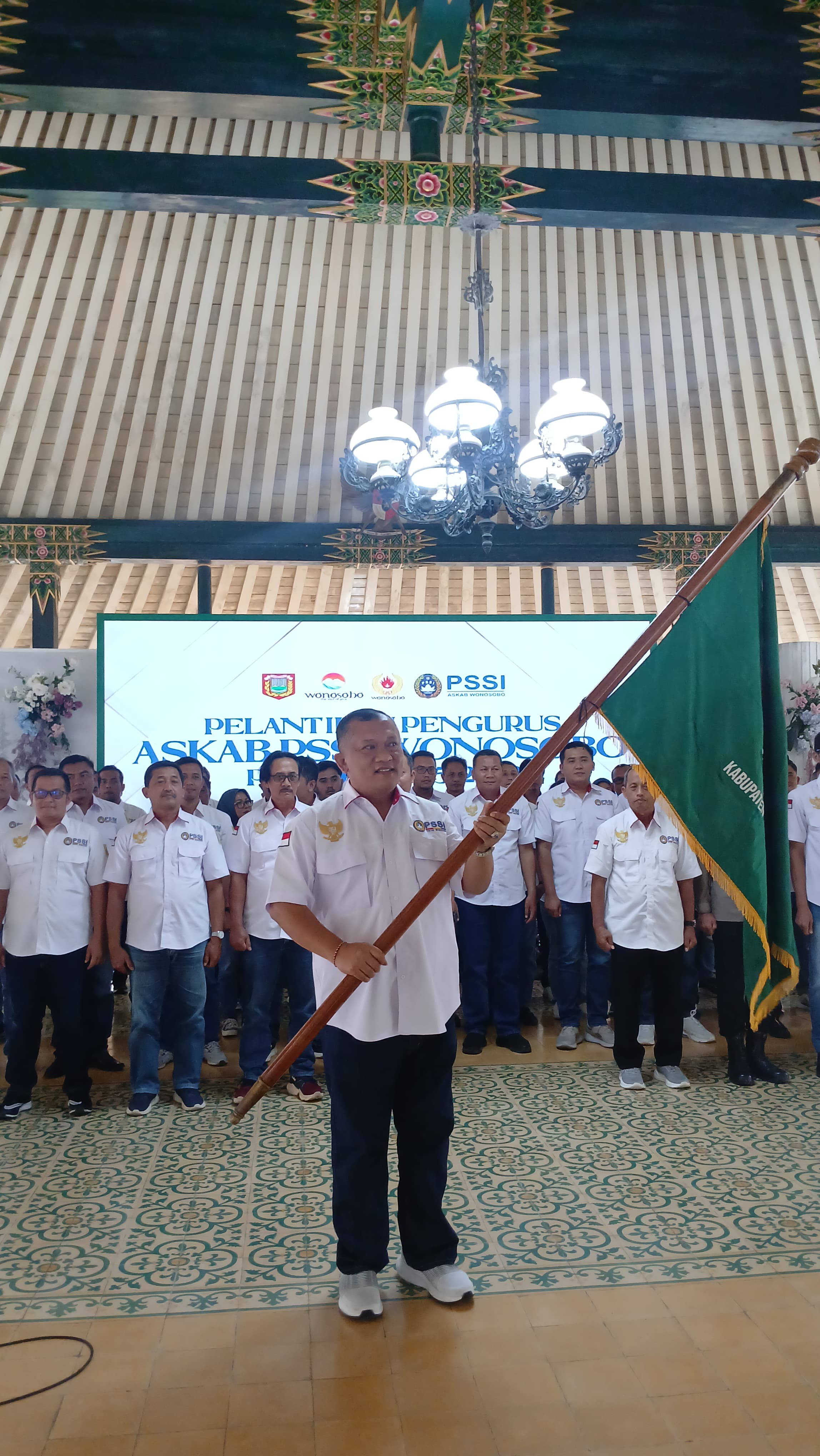 Ketua Askab PSSI Wonosobo Wahyu Nugroho.