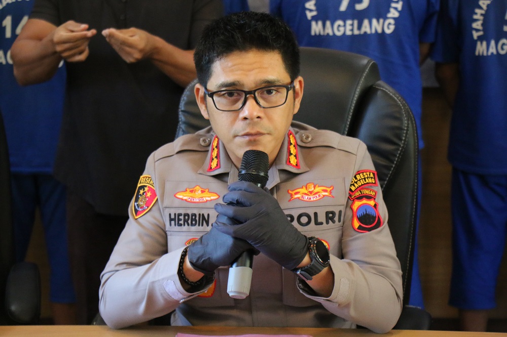 Kapolresta Magelang Kombes Pol Herbin Sianipar
