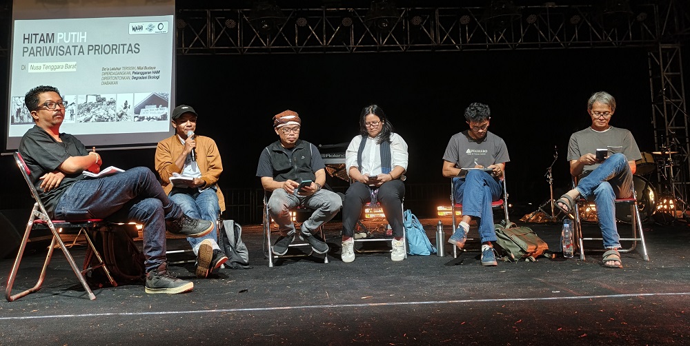 Sarasehan nasional bertajuk Pariwisata Berbasis Identitas dan Budaya Lokal yang digelar di Taman Lumbini Taman Wisata Borobudur.