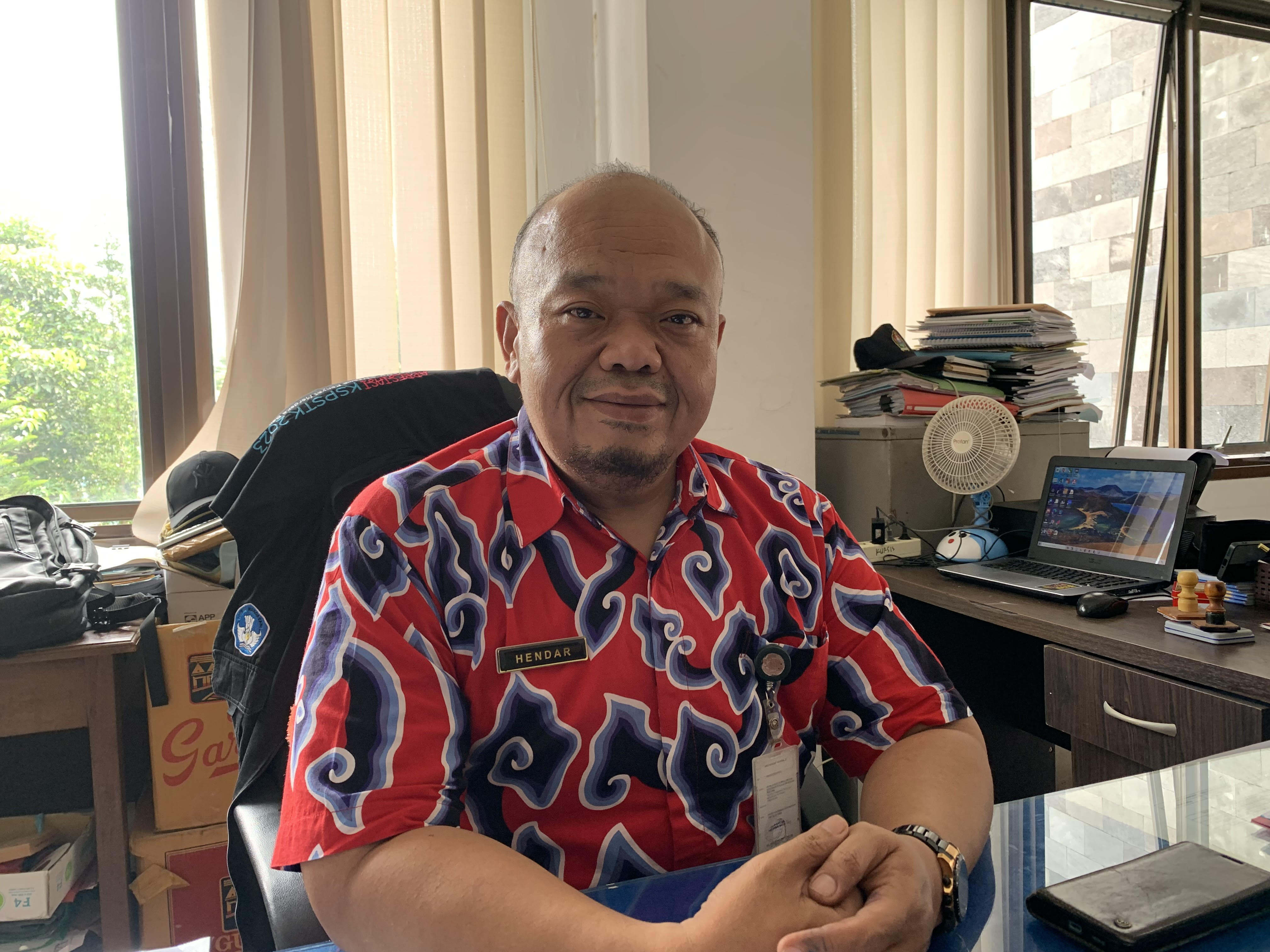 Manager SPMB Dinas Pendidikan, Kepemudaan, dan Olahraga (Dindikpora) Temanggung, Isro Hendrar Saputra.