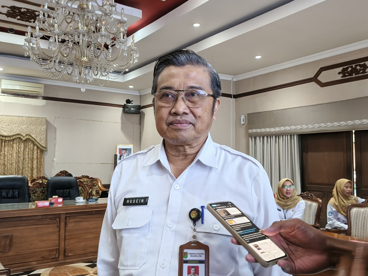 Kepala Dinas Pendidikan dan Kebudayaan (Disdikbud) Kabupaten Magelang Slamet Achmad Husein