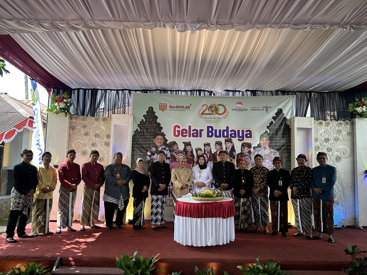 Gelar Budaya di Kecamatan Leksono dalam rangkaian Hari Jadi ke-200 pada Rabu (9/7/2025).