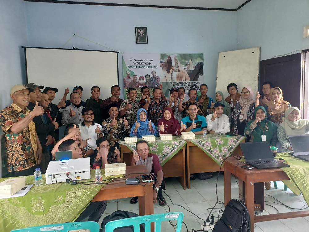 Pengabdian Masyarakat dosen IPB University melalui Program Dosen Pulang Kampung yang digelar di Kecamatan Bener, Kabupaten Purworejo, Jumat (11/7/2025)