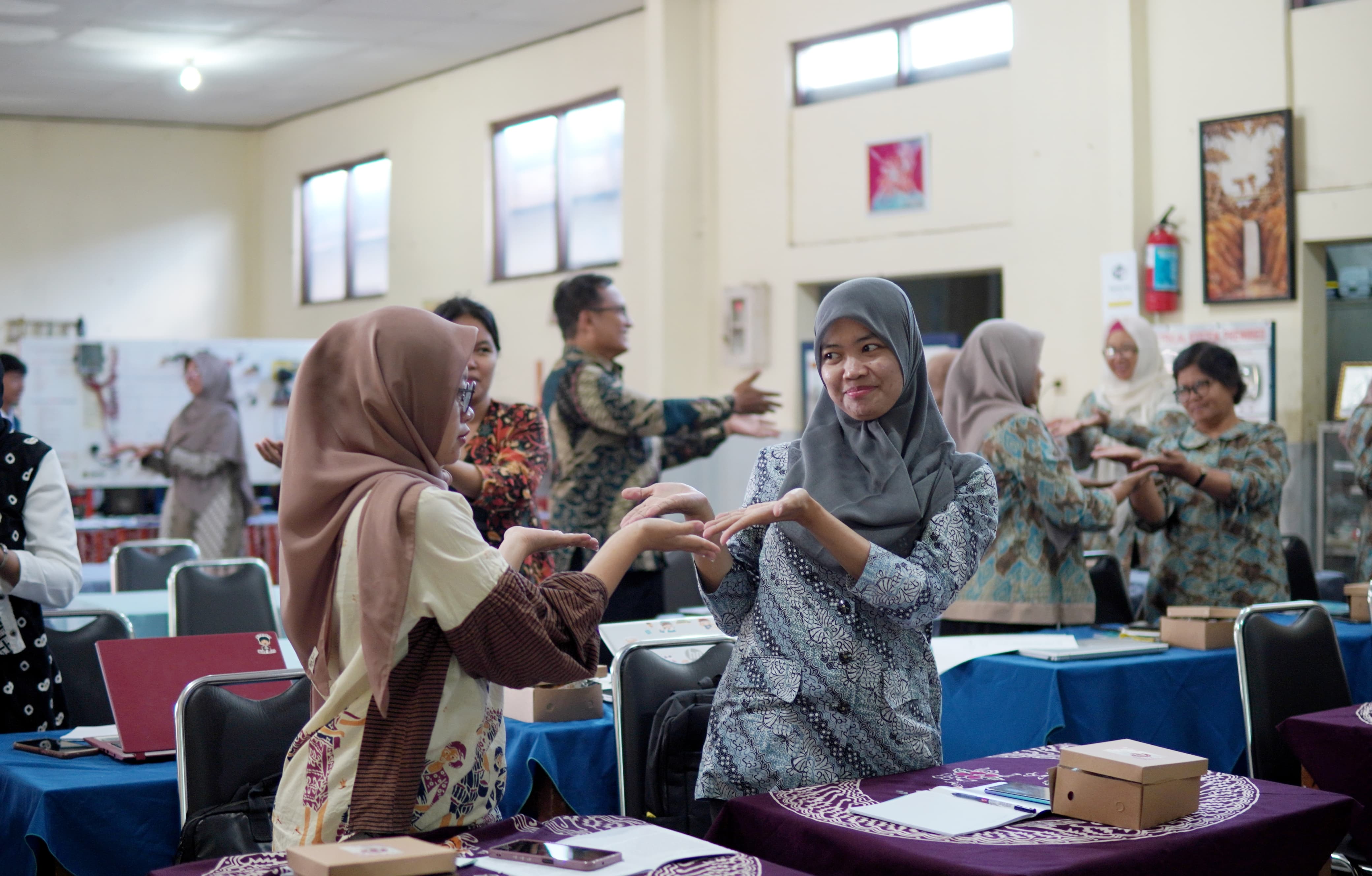 Peserta pelatihan penyusunan modul ajar berdiferensiasi.