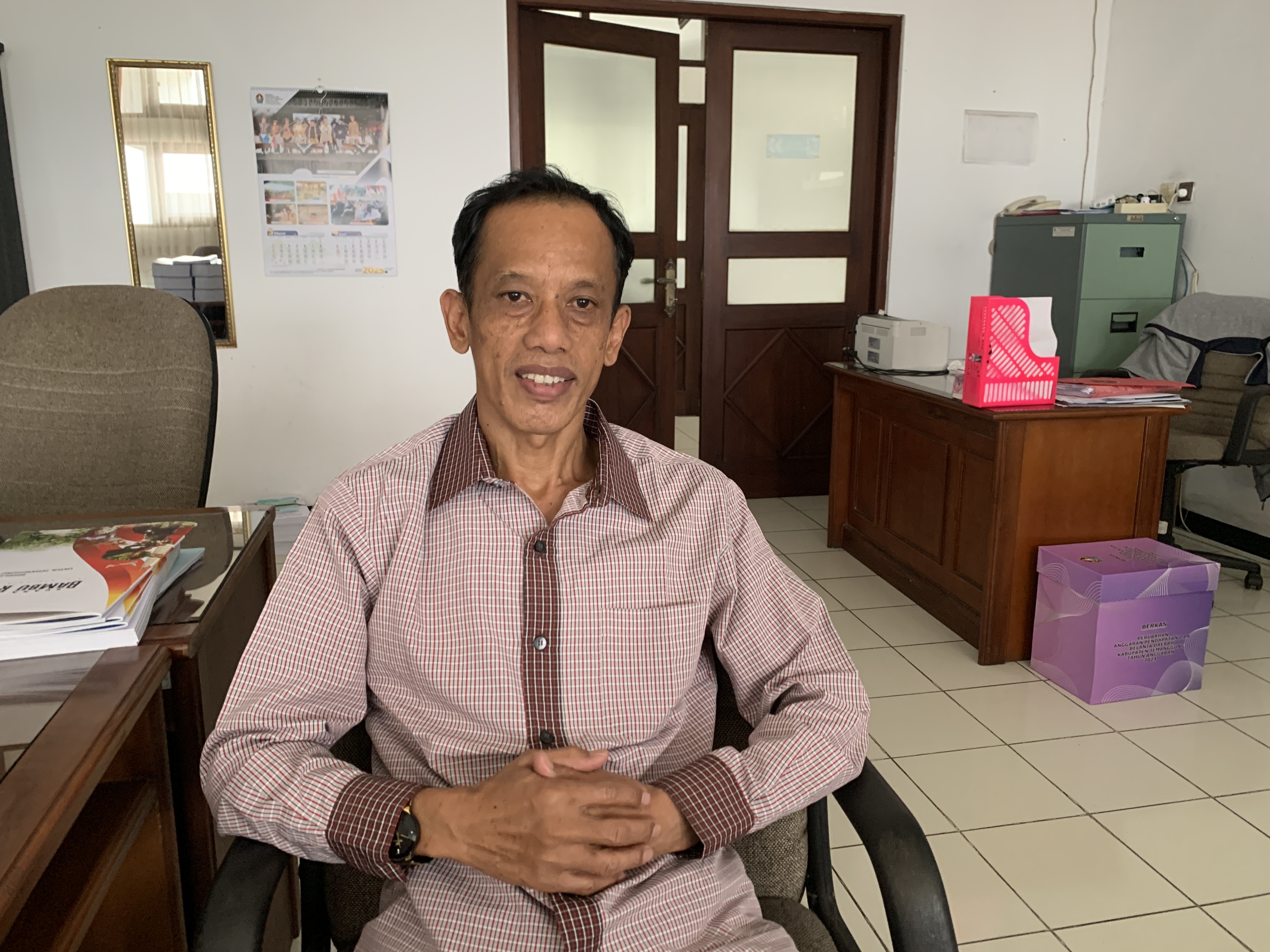Ketua Komisi D DPRD Temanggung Riyadi Kaunaen.
