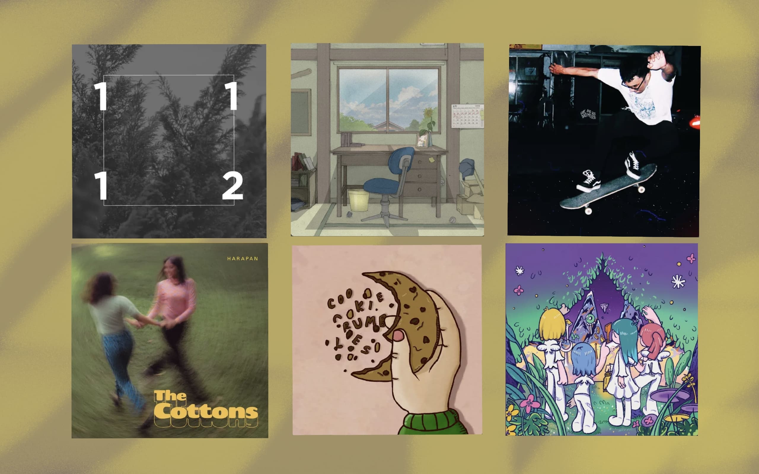 Kompilasi Cover Album dari 6 Rekomendasi Lagu