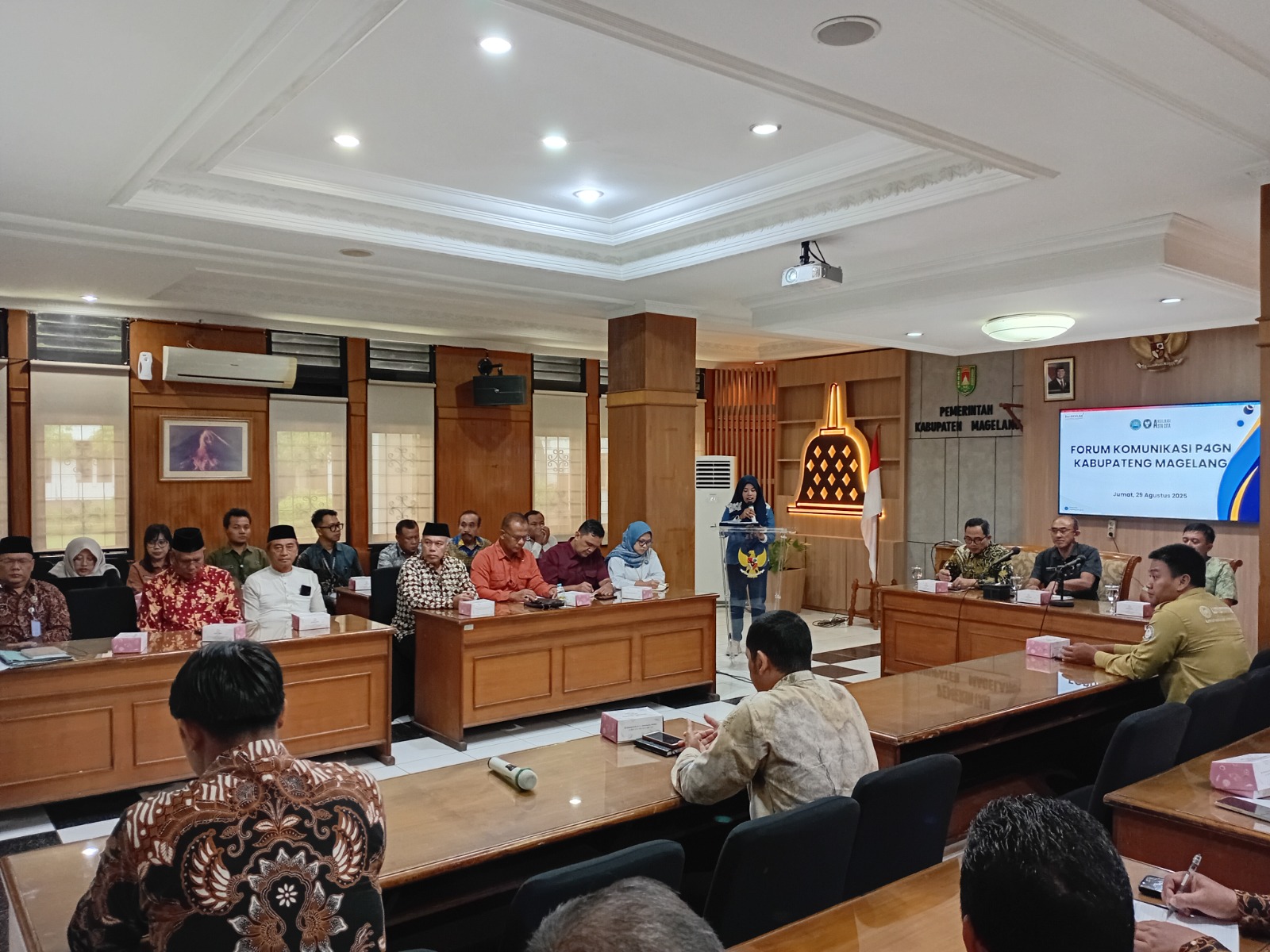 BNNK Magelang saat koordinasi dengan stakeholder Pemkab Magelang.