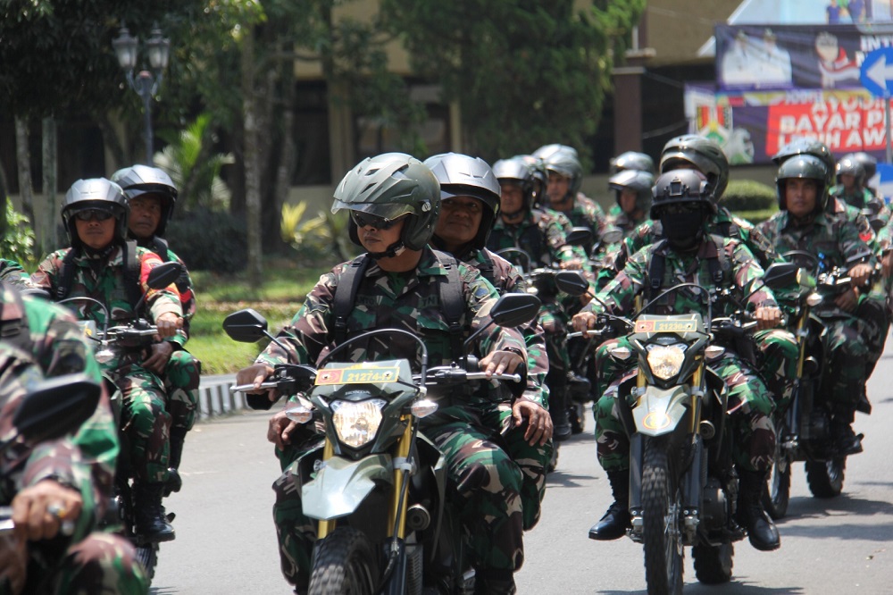 Selama berstatus siaga 1, personel Kodim 0705/Magelang disiagakan di kantor-kantor pemerintahan, Mapolres Magelang Kota dan beberapa titik rawan.