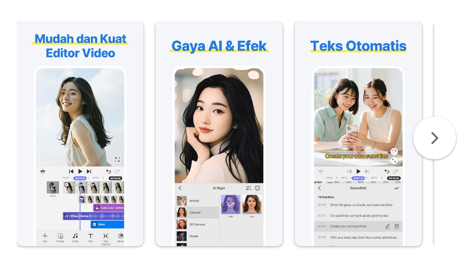 Fitur Aplikasi Spring Editor Video