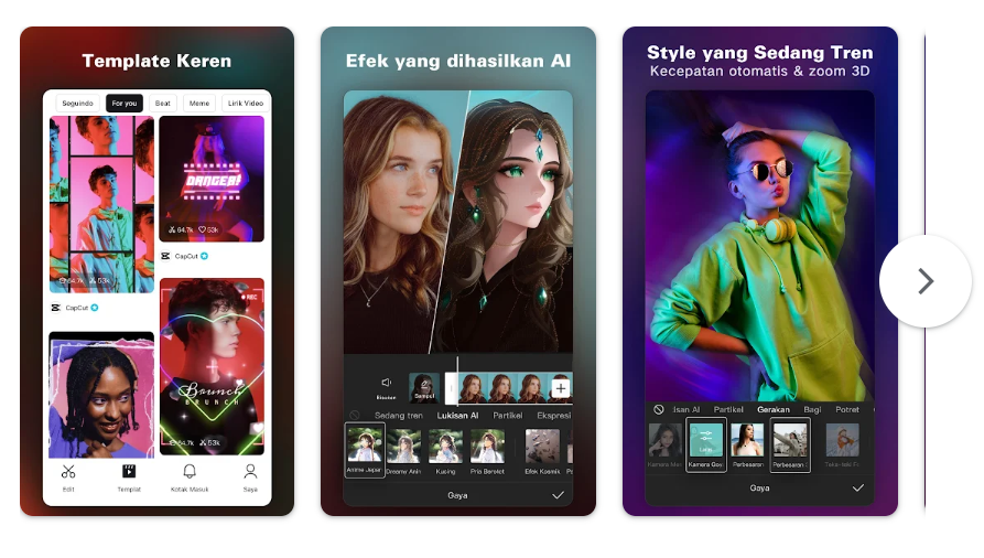 Fitur Aplikasi CapCut Editor Video