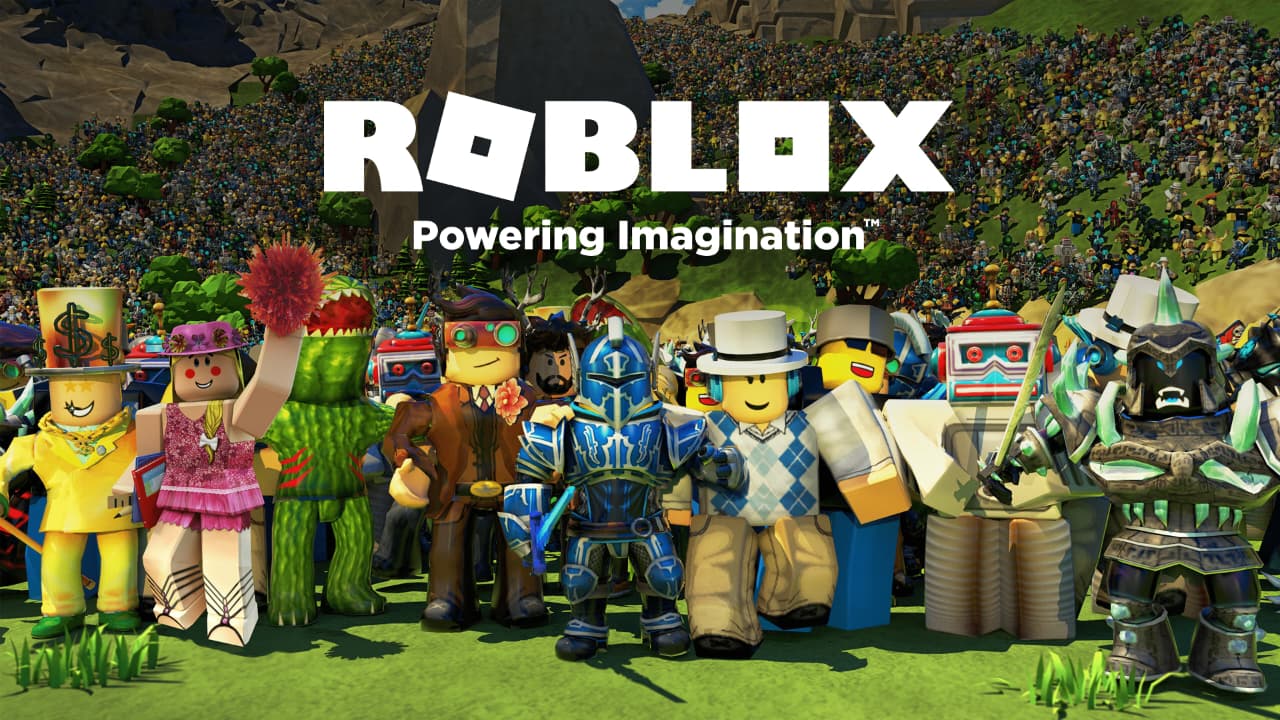 Berbagai avatar yang dapat dikostumisasi di Roblox