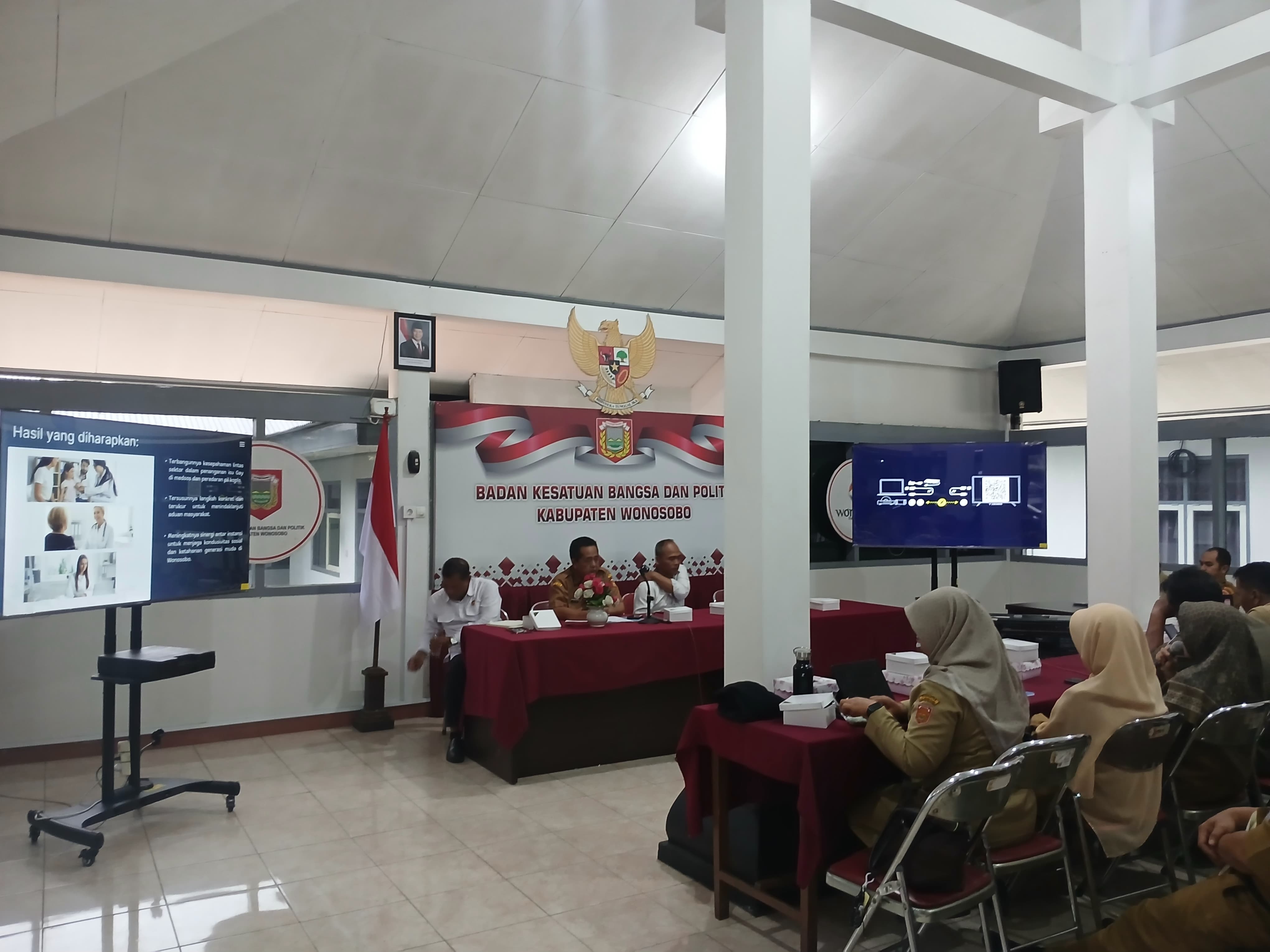 Rapat koordinasi lintas sektor mengantisipasi merebaknya fenomena LGBT di Wonosobo.