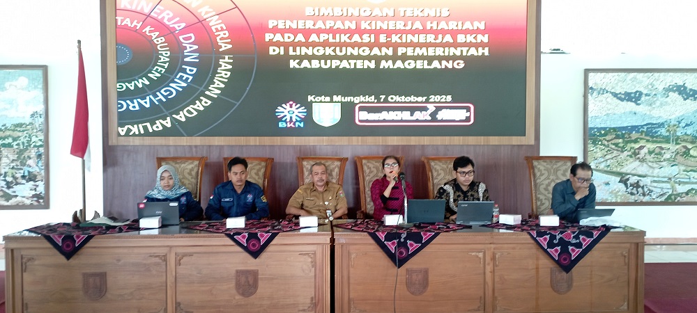Koordinasi dalam mempersiapkan penerapan project fitur kinerja harian terintegrasi pada platform e-Kinerja BKN.