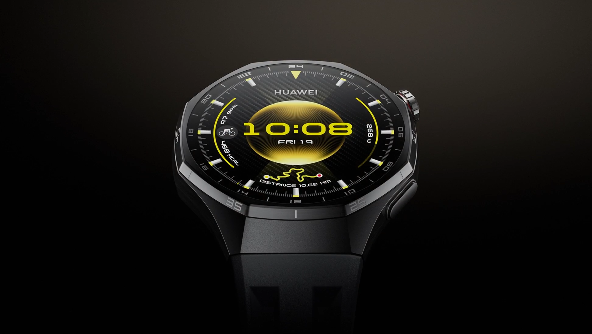 Desain Huawei Watch GT 6 Pro varian warna black
