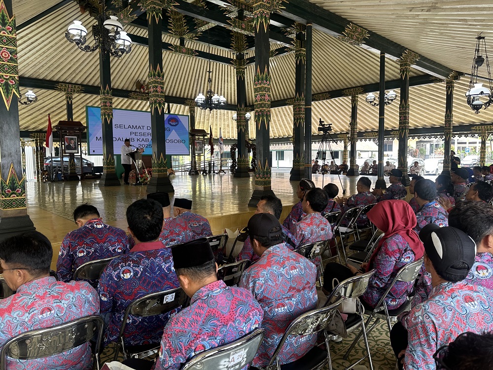 PPDI Kabupaten Wonosobo saat menggelar acara Musdalub di Pendopo Kabupaten.