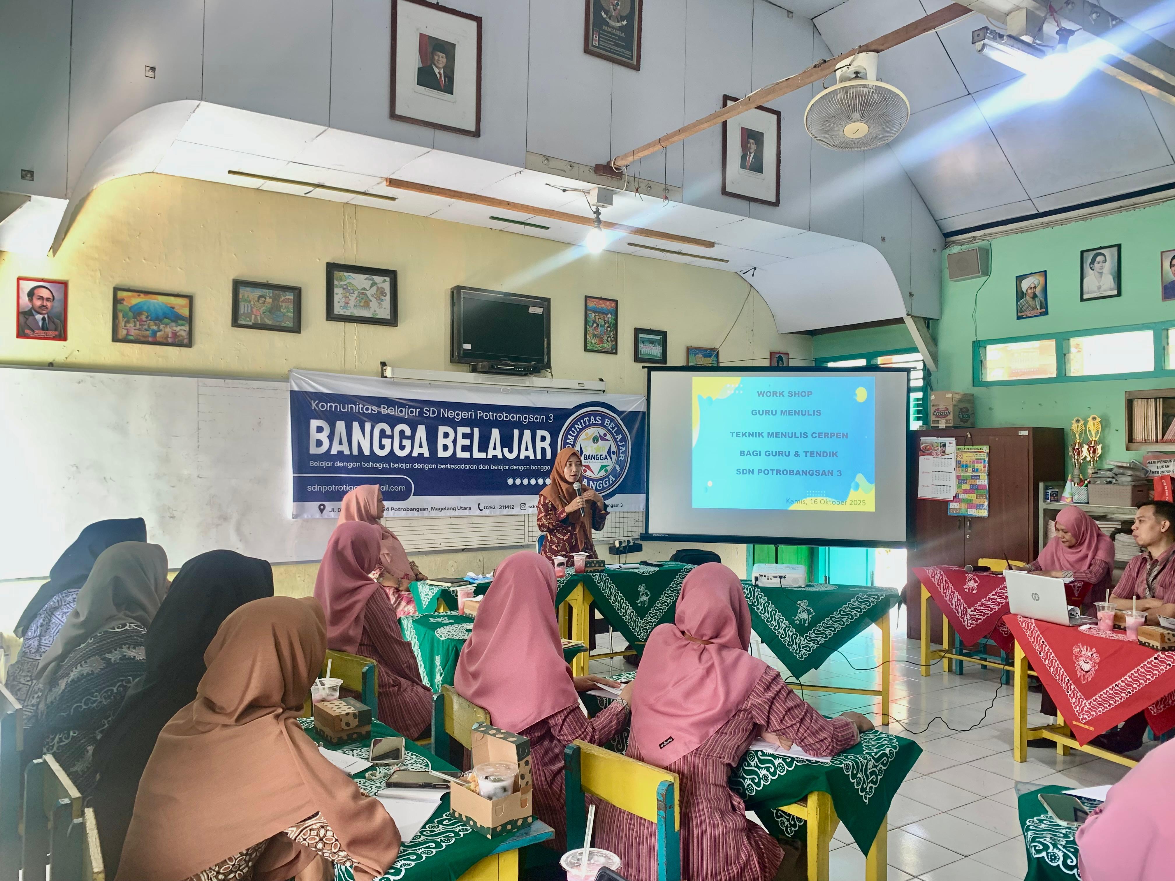 Kegiatan Pengembangan Kompetensi Menulis Guru dengan Pelatihan Menulis Cerpen bersama Sinta Dewi Ratna Puspitasari
