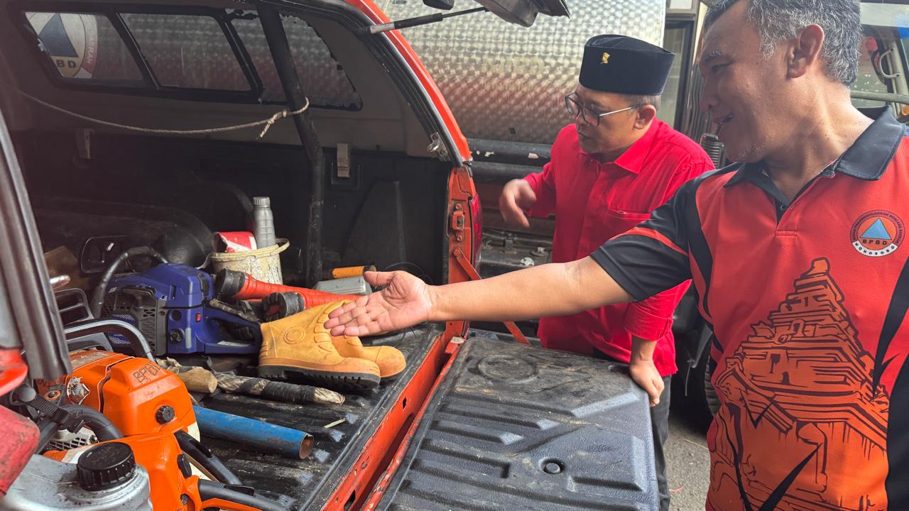 Anggota DPR RI Komisi VIII, Wibowo Prasetyo, melakukan kunjungan ke mitra kerja ke Badan Penanggulangan Bencana Daerah (BPBD) Kabupaten Wonosobo, Sabtu (18/10/2025).
