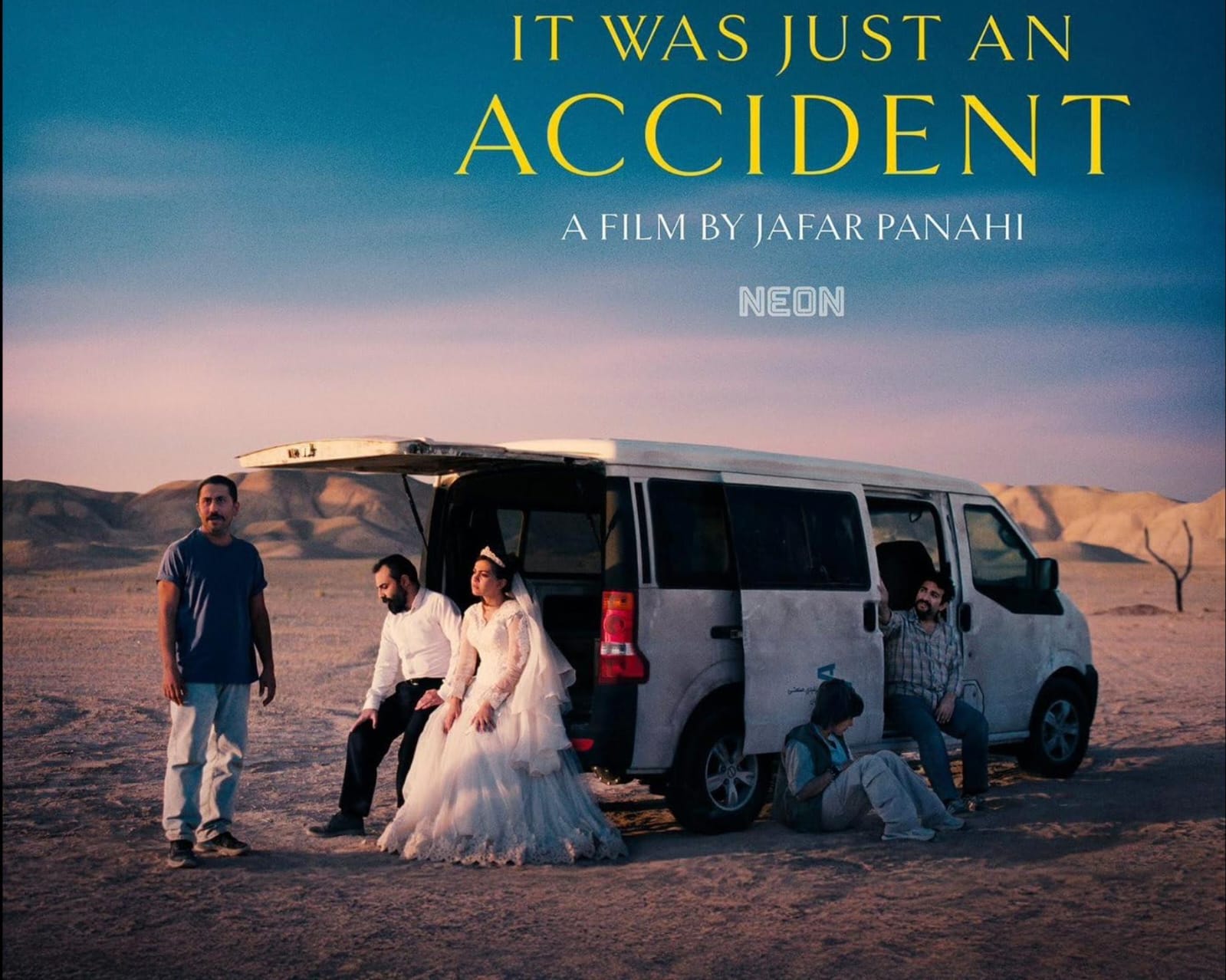 Poster film It Was Just an Accident, sebuah film karya Jafar Panahi